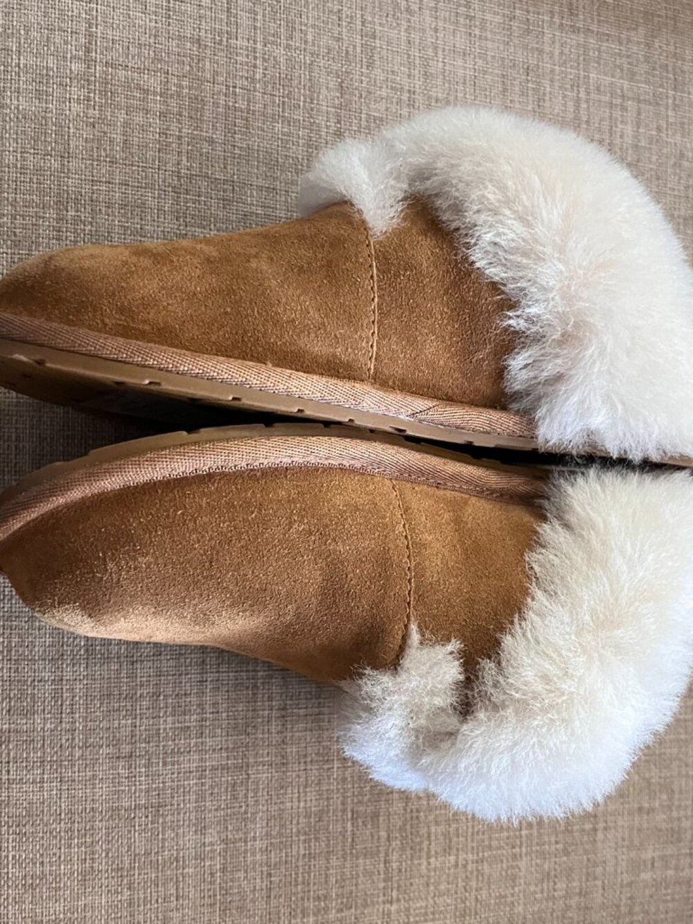 KOOLABURRA BY UGG Slippers Women's Sz 7 Milo Scuff Faux Sheepskin Brown Slip On - Picture 5 of 8